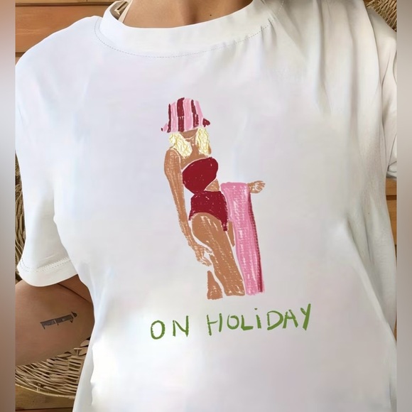 Tops - VACAY VIBES COTTON TEE ✨